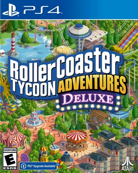 PS4 过山车大亨冒险：豪华版.RollerCoaster Tycoon Adventures Deluxe-美淘游戏