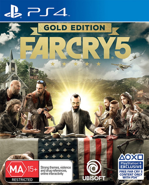 PS4 孤岛惊魂5：黄金版.Far Cry 5 Gold Edition-美淘游戏