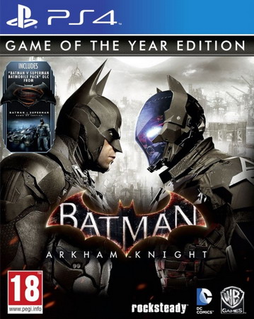 PS4 蝙蝠侠:阿甘骑士 年度版.Batman™: Arkham Knight Premium Edition-美淘游戏