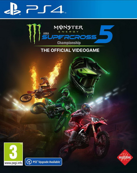 PS4 野兽越野摩托车：官方游戏5.Monster Energy Supercross: The Official Videogame 5-美淘游戏