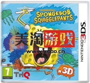 3DS 海绵宝宝涂鸦裤子3D 美版下载-美淘游戏