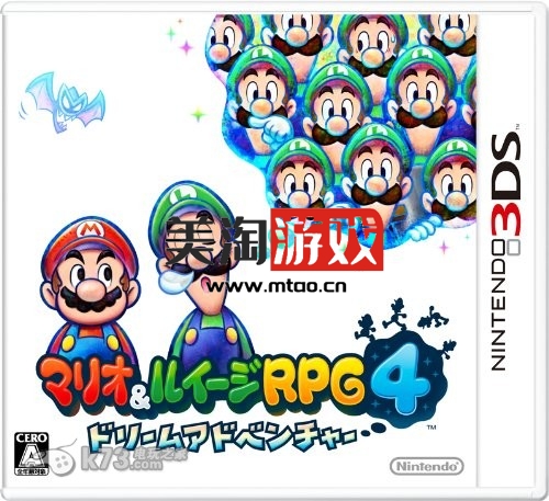 3DS 马里奥与路易rpg4 日版下载-美淘游戏
