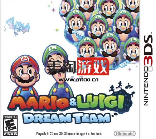 3DS 马里奥与路易rpg4 美版游戏下载-美淘游戏