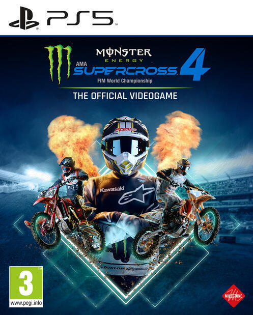 PS5 野兽越野摩托车：官方游戏4.Monster Energy Supercross: The Official Videogame 4-美淘游戏