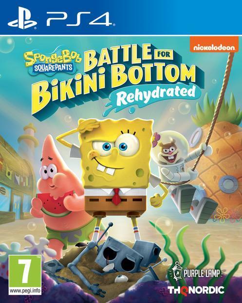 PS4 海绵宝宝：争霸比基尼海滩.SpongeBob SquarePants: Battle for Bikini Bottom – Rehydrated-美淘游戏