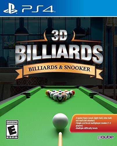 PS4 3D桌球：台球与斯诺克.3D Billiards: Billards & Snooker-美淘游戏