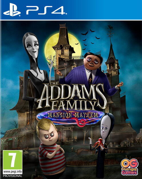 PS4 爱登士家庭 : 家翻宅乱.The Addams Family: Mansion Mayhem-美淘游戏