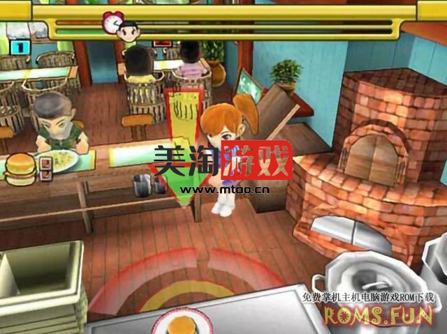 WII 慌乱快餐店（Fast Food Panic）汉化中文版-美淘游戏