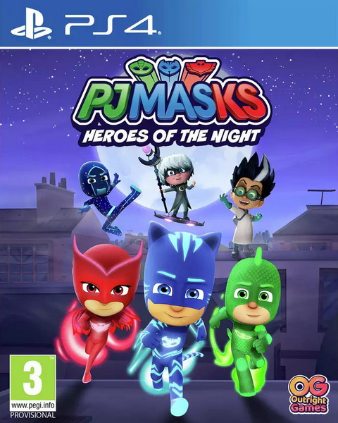 PS4 睡衣小英雄 ：黑夜英雄.Pj Masks: Heroes of The Night-美淘游戏