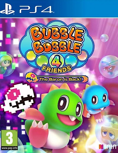 PS4 泡泡龙4：伙伴 – 头骨怪与创意工坊.Bubble Bobble 4 Friends: The Baron Is Back!-美淘游戏