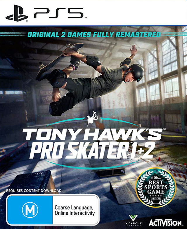 PS5 托尼・霍克专业滑板 1+2.Tony Hawk’s Pro Skater 1+2-美淘游戏